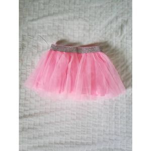 Tulle pink skirt girls size 12 months